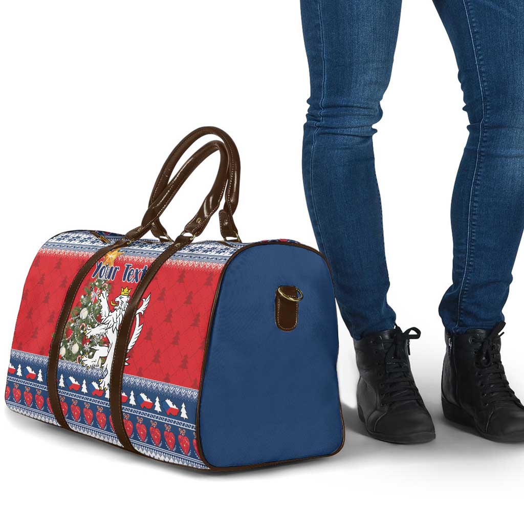 Czech Republic Christmas Personalized Travel Bag Vesele Vanoce - Wonder Print Shop