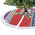 Czech Republic Christmas Personalized Tree Skirt Vesele Vanoce - Wonder Print Shop