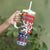 Czech Republic Christmas Personalized Tumbler With Handle Vesele Vanoce - Wonder Print Shop