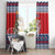 Czech Republic Christmas Personalized Window Curtain Vesele Vanoce - Wonder Print Shop