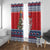 Czech Republic Christmas Personalized Window Curtain Vesele Vanoce - Wonder Print Shop