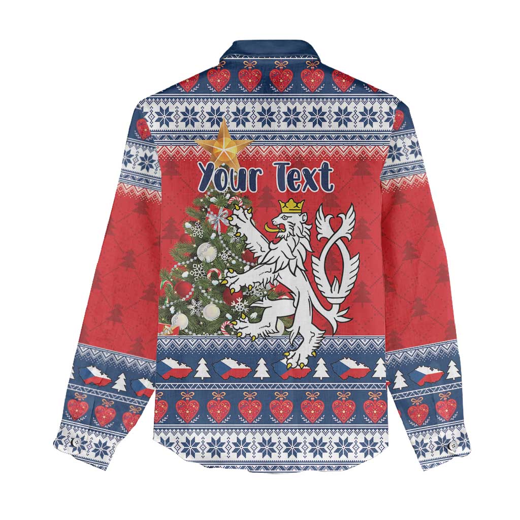 Czech Republic Christmas Personalized Women Casual Shirt Vesele Vanoce - Wonder Print Shop