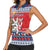 Czech Republic Christmas Personalized Women Sleeveless Polo Shirt Vesele Vanoce - Wonder Print Shop