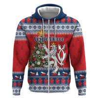 Czech Republic Christmas Personalized Zip Hoodie Vesele Vanoce - Wonder Print Shop