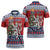 Czech Republic Christmas Personalized Zipper Polo Shirt Vesele Vanoce - Wonder Print Shop