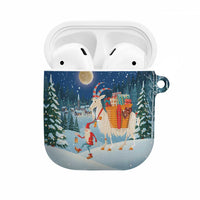 Sweden christmas AirPods Case Scandinavian Tomte and Yule Goat Christmas - Wonder Print Shop