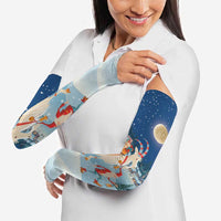 Sweden christmas Arm Sleeves Scandinavian Tomte and Yule Goat Christmas - Wonder Print Shop