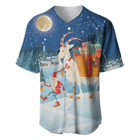 Sweden christmas Baseball Jersey Scandinavian Tomte and Yule Goat Christmas - Wonder Print Shop