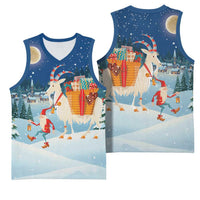 Sweden christmas Basketball Jersey Scandinavian Tomte and Yule Goat Christmas - Wonder Print Shop