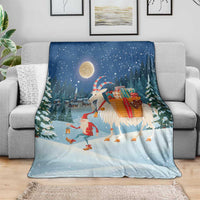 Sweden christmas Blanket Scandinavian Tomte and Yule Goat Christmas - Wonder Print Shop