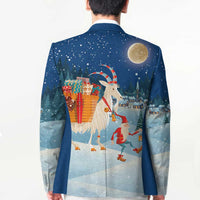 Sweden christmas Blazer Scandinavian Tomte and Yule Goat Christmas - Wonder Print Shop