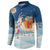 Sweden christmas Button Sweatshirt Scandinavian Tomte and Yule Goat Christmas - Wonder Print Shop