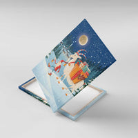 Sweden christmas Canvas Wall Art Scandinavian Tomte and Yule Goat Christmas - Wonder Print Shop