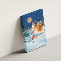 Sweden christmas Canvas Wall Art Scandinavian Tomte and Yule Goat Christmas - Wonder Print Shop