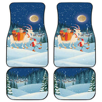 Sweden christmas Car Mats Scandinavian Tomte and Yule Goat Christmas - Wonder Print Shop