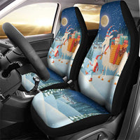 Sweden christmas Car Seat Cover Scandinavian Tomte and Yule Goat Christmas - Wonder Print Shop