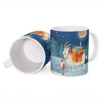 Sweden christmas Ceramic Mug Scandinavian Tomte and Yule Goat Christmas - Wonder Print Shop