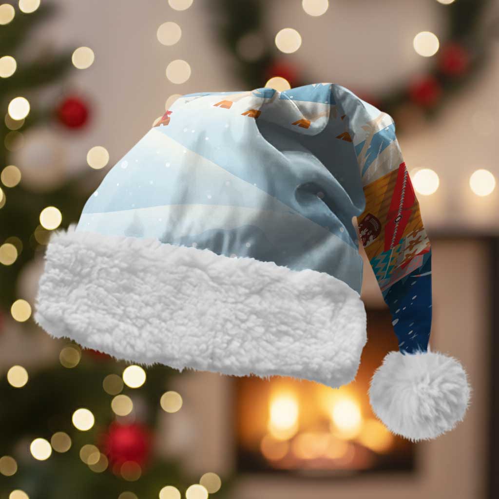 Sweden Christmas Santa Hat Scandinavian Tomte and Yule Goat Christmas - Wonder Print Shop