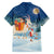 Sweden christmas Family Matching Off The Shoulder Long Sleeve Dress and Hawaiian Shirt Scandinavian Tomte and Yule Goat Christmas - Wonder Print Shop