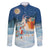 Sweden christmas Family Matching Off The Shoulder Long Sleeve Dress and Hawaiian Shirt Scandinavian Tomte and Yule Goat Christmas - Wonder Print Shop