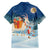 Sweden christmas Family Matching Short Sleeve Bodycon Dress and Hawaiian Shirt Scandinavian Tomte and Yule Goat Christmas - Wonder Print Shop