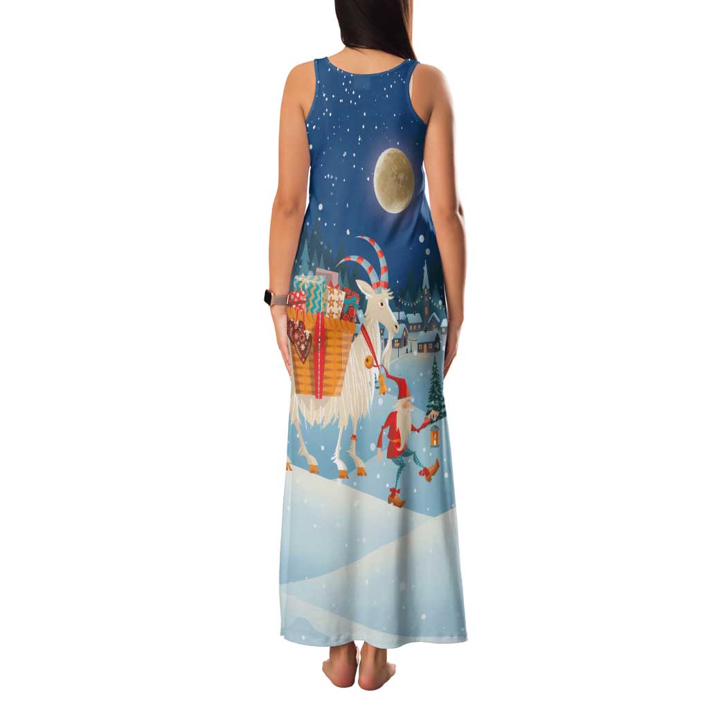 Sweden christmas Family Matching Tank Maxi Dress and Hawaiian Shirt Scandinavian Tomte and Yule Goat Christmas - Wonder Print Shop