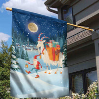 Sweden christmas Garden Flag Scandinavian Tomte and Yule Goat Christmas - Wonder Print Shop