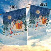 Sweden christmas Garden Flag Scandinavian Tomte and Yule Goat Christmas - Wonder Print Shop