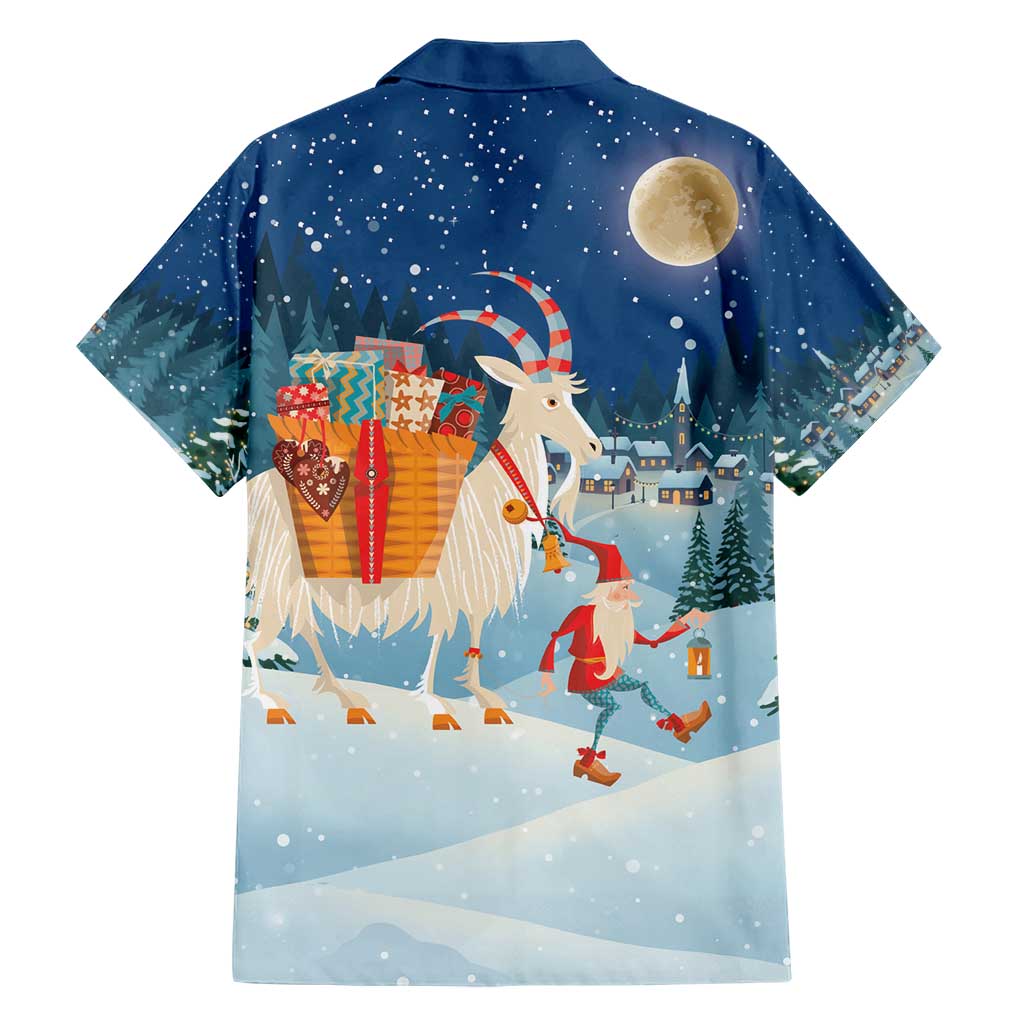 Sweden christmas Hawaiian Shirt Scandinavian Tomte and Yule Goat Christmas - Wonder Print Shop