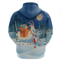 Sweden christmas Hoodie Scandinavian Tomte and Yule Goat Christmas - Wonder Print Shop