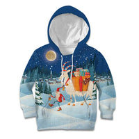 Sweden christmas Kid Hoodie Scandinavian Tomte and Yule Goat Christmas - Wonder Print Shop