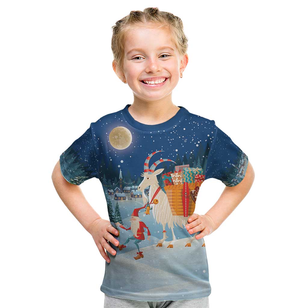 Sweden christmas Kid T Shirt Scandinavian Tomte and Yule Goat Christmas - Wonder Print Shop