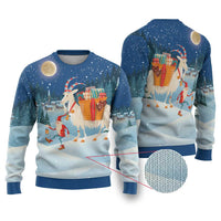 Sweden christmas Ugly Christmas Sweater Scandinavian Tomte and Yule Goat Christmas - Wonder Print Shop