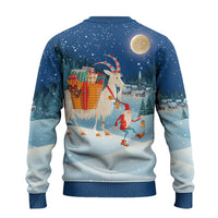 Sweden christmas Ugly Christmas Sweater Scandinavian Tomte and Yule Goat Christmas - Wonder Print Shop