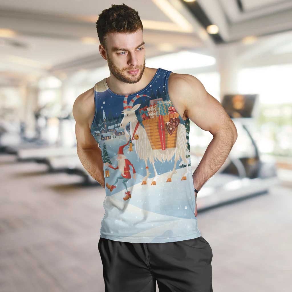 Sweden christmas Men Tank Top Scandinavian Tomte and Yule Goat Christmas - Wonder Print Shop