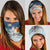 Sweden christmas Neck Gaiter Scandinavian Tomte and Yule Goat Christmas - Wonder Print Shop