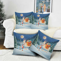 Sweden christmas Pillow Cover Scandinavian Tomte and Yule Goat Christmas - Wonder Print Shop