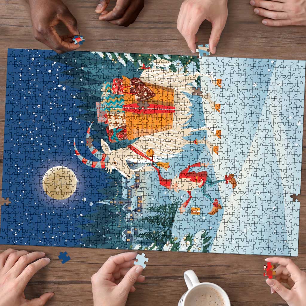 Sweden christmas Puzzle Scandinavian Tomte and Yule Goat Christmas - Wonder Print Shop