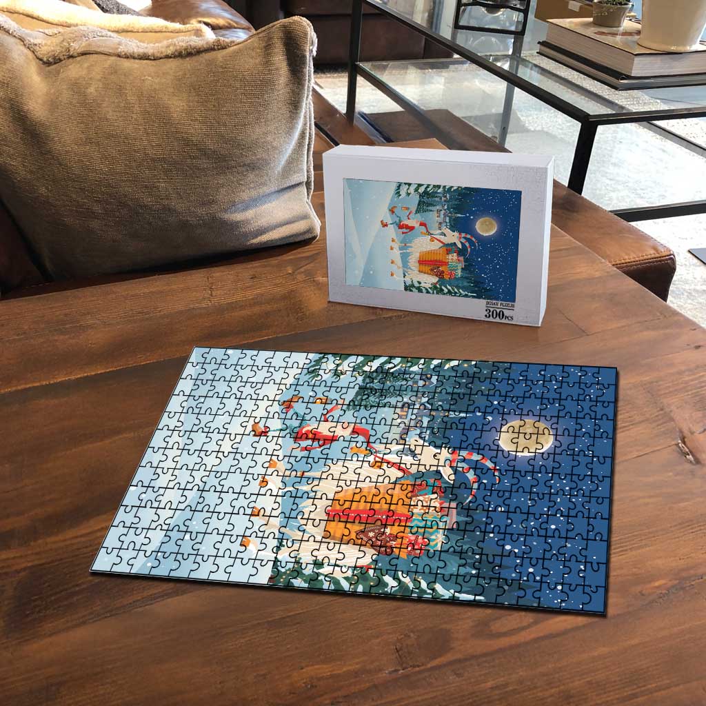 Sweden christmas Puzzle Scandinavian Tomte and Yule Goat Christmas - Wonder Print Shop