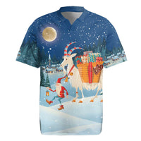 Sweden christmas Rugby Jersey Scandinavian Tomte and Yule Goat Christmas - Wonder Print Shop
