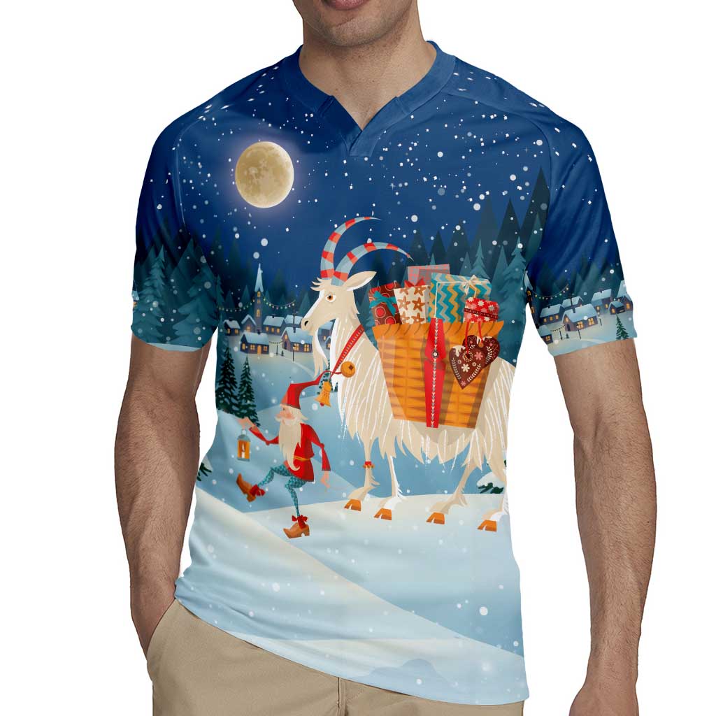 Sweden christmas Rugby Jersey Scandinavian Tomte and Yule Goat Christmas - Wonder Print Shop
