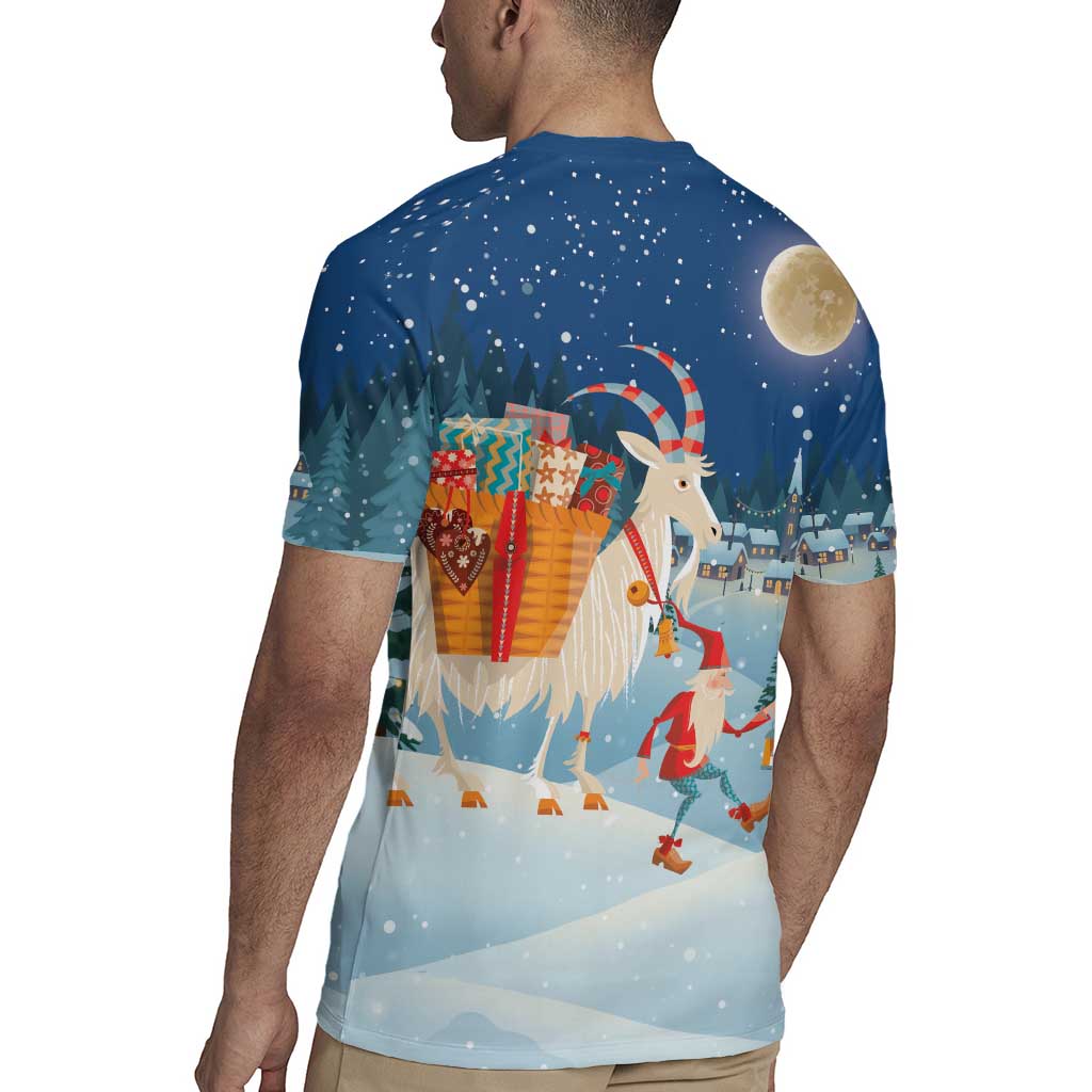Sweden christmas Rugby Jersey Scandinavian Tomte and Yule Goat Christmas - Wonder Print Shop