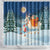Sweden christmas Shower Curtain Scandinavian Tomte and Yule Goat Christmas - Wonder Print Shop