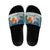 Sweden christmas Slide Sandals Scandinavian Tomte and Yule Goat Christmas - Wonder Print Shop