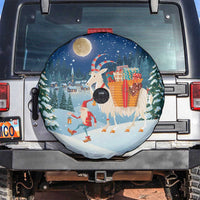 Sweden christmas Spare Tire Cover Scandinavian Tomte and Yule Goat Christmas - Wonder Print Shop