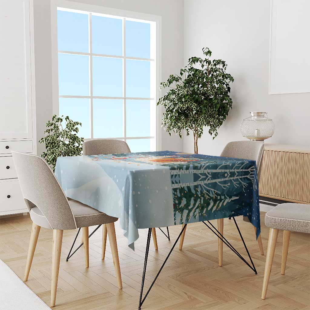 Sweden christmas Tablecloth Scandinavian Tomte and Yule Goat Christmas - Wonder Print Shop