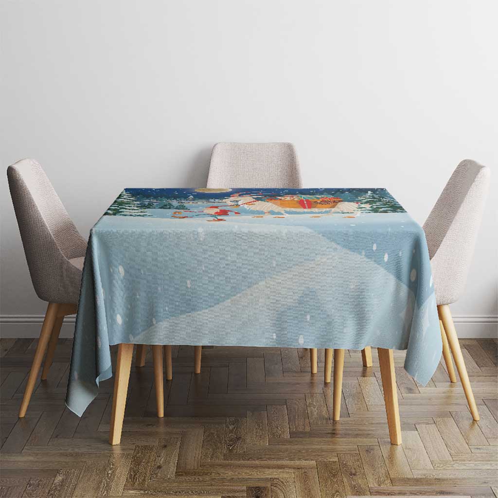 Sweden christmas Tablecloth Scandinavian Tomte and Yule Goat Christmas - Wonder Print Shop