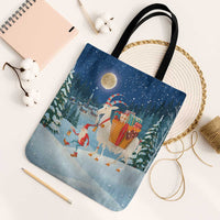 Sweden christmas Tote Bag Scandinavian Tomte and Yule Goat Christmas - Wonder Print Shop