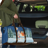 Sweden christmas Travel Bag Scandinavian Tomte and Yule Goat Christmas - Wonder Print Shop