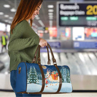 Sweden christmas Travel Bag Scandinavian Tomte and Yule Goat Christmas - Wonder Print Shop